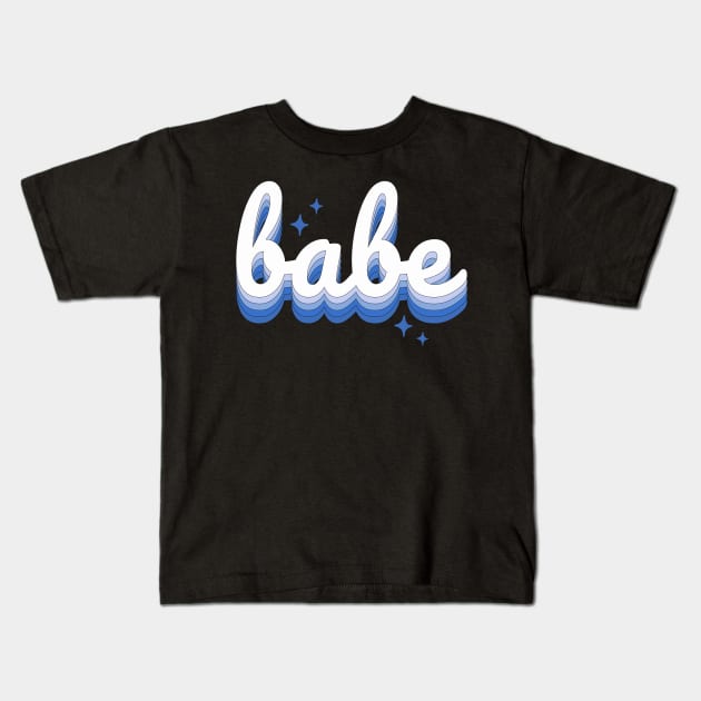 Babe Kids T-Shirt by Vintage Dream